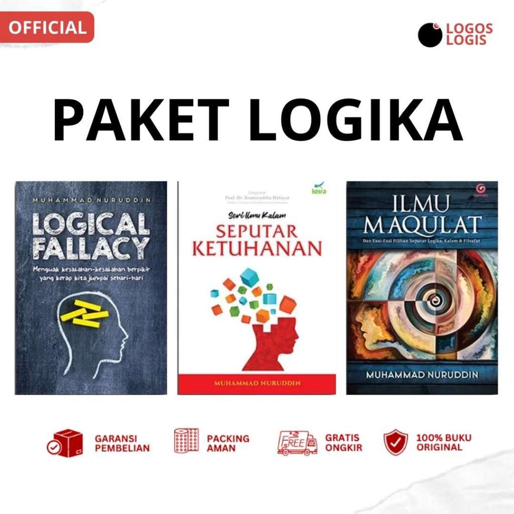 Bundling Seri Ilmu Logika: Logical Fallacy, Ilmu Kalam Seputar Ketuhanan, Ilmu Maqulat | Menguak Kes