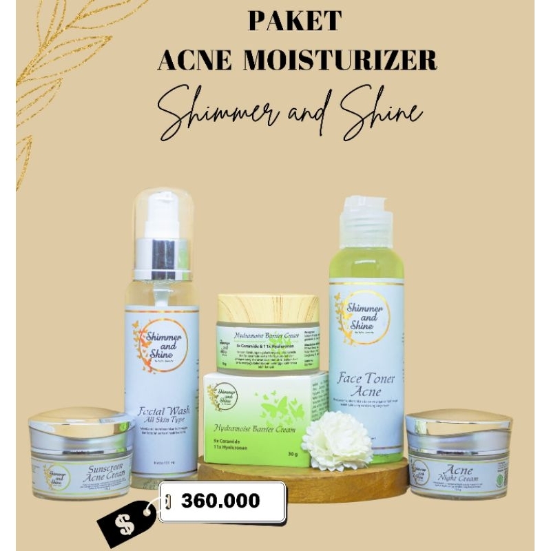 Paket Acne Moisturizer Shimmer and Shine