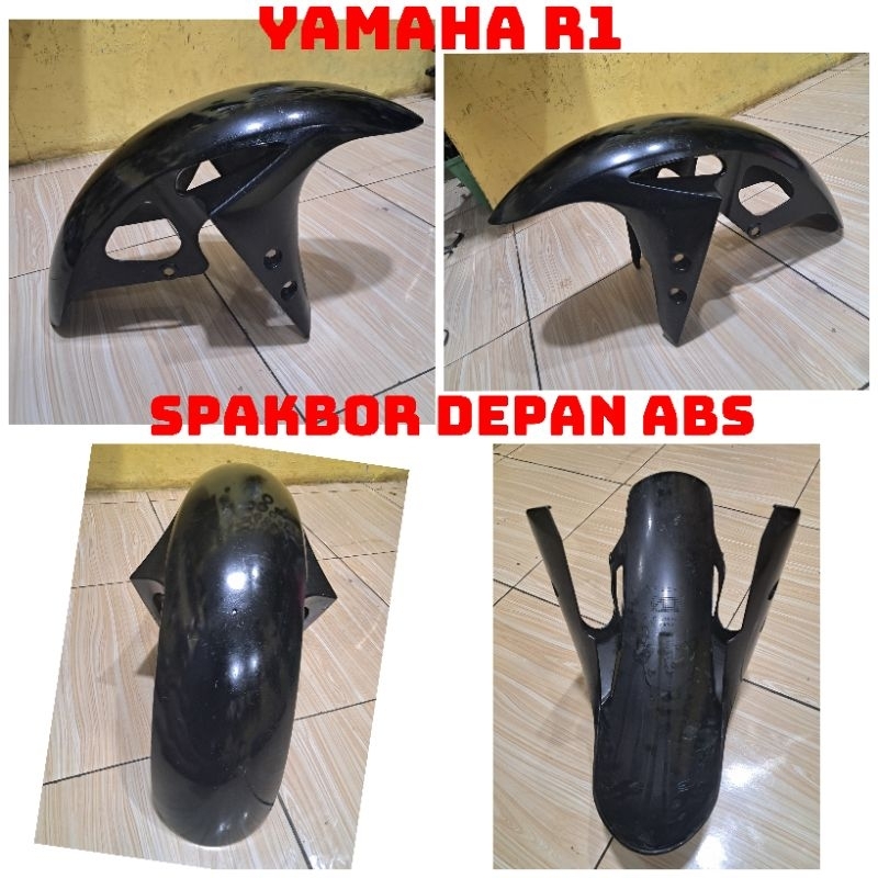 spakbor depan yamaha r1 original copotan mulus eks limbah moge