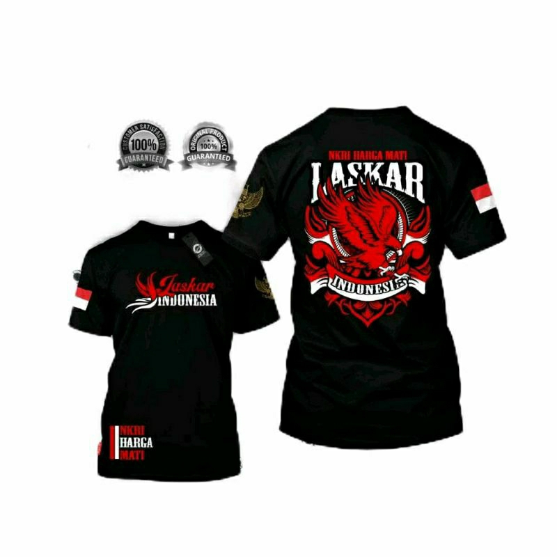 KAOS LASKAR INDONESIA NKRI HARGA MATI