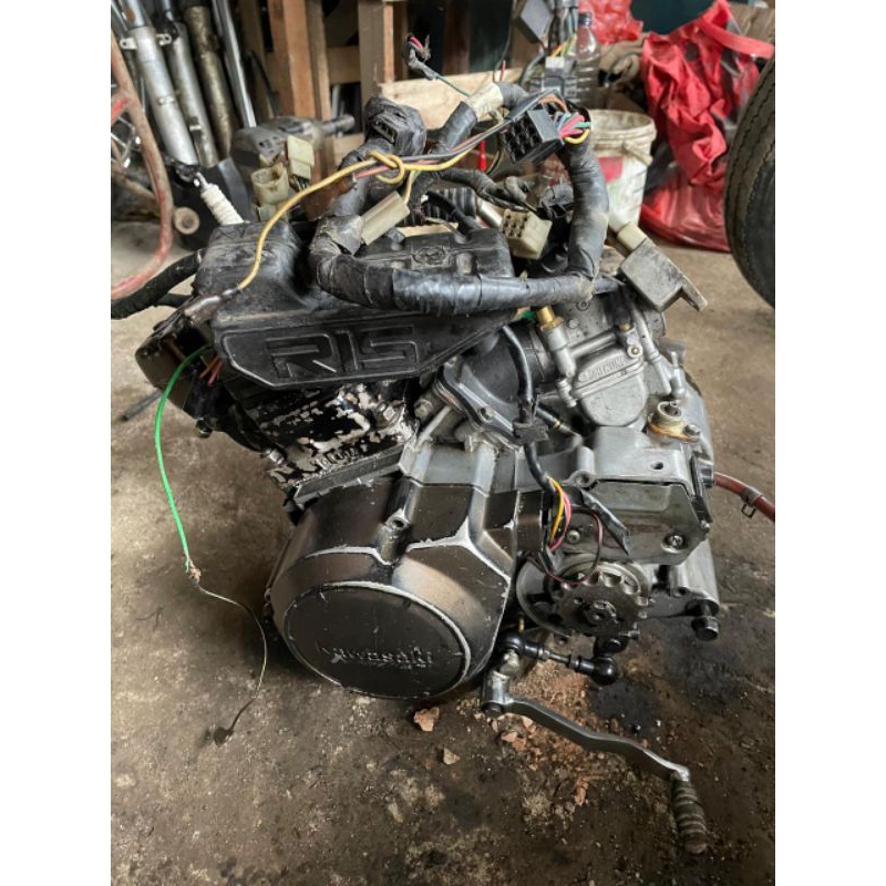 Mesin ninja R kiss set pengapian karbu