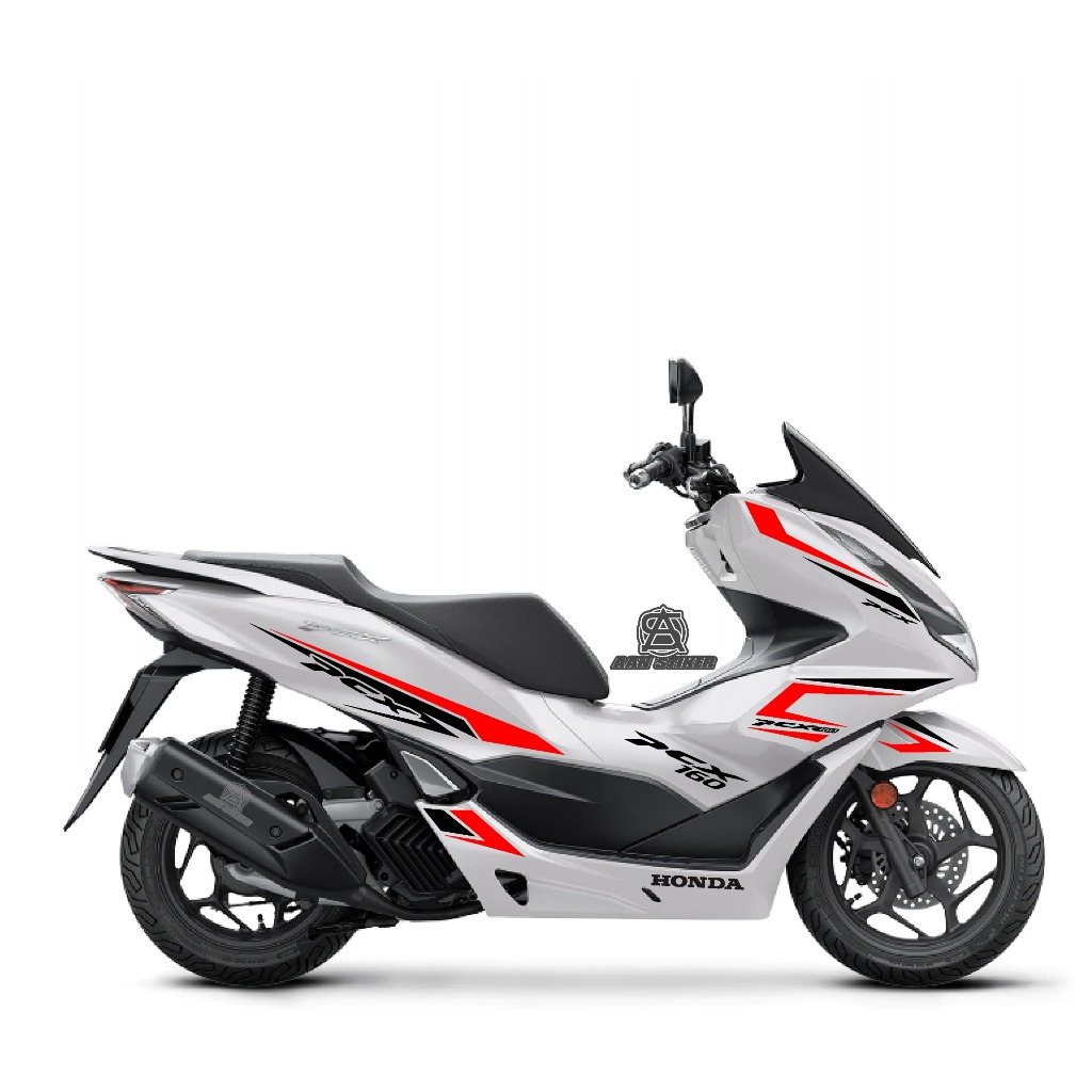 stiker variasi lis bodi motor pcx 160 cc 2020 stiker cutting striping lis bodi motor honda pcx 160 c