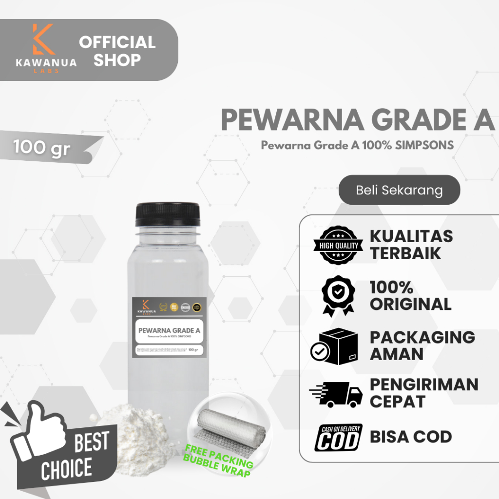 

Pewarna Bubuk/Cairan 100% PREMIUM / Pewarna Detergen / Pewarna Parfum / Pewarana Sabun dll / Ex SIMPSONS ROHA - (100ml)
