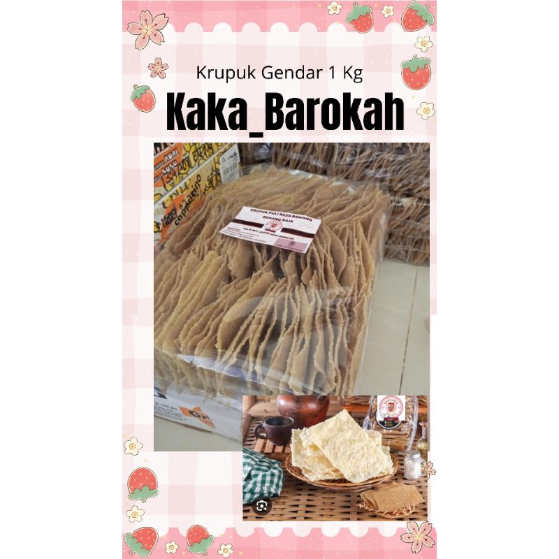 

KKB9-Krupuk gendar / puli /Karak /krupuk nasi benang raja 1 kg