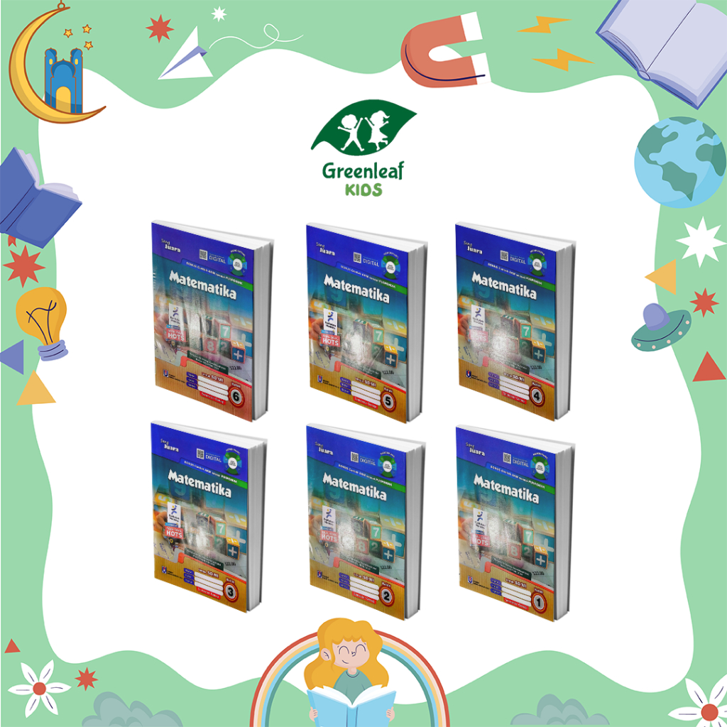 Buku LKS/Modul Matematika Sang Juara untuk SD/MI semester 2 kelas 1- 6