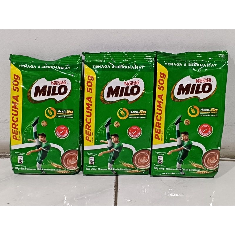 

MILO Activ-Go Bubuk Malt Coklat Malaysia 1000Gram/500Gram Original Malaysia