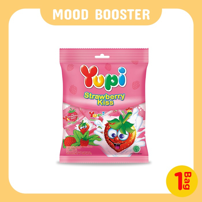 

YUPIE STRAWBERRY KISS BAG 120GR