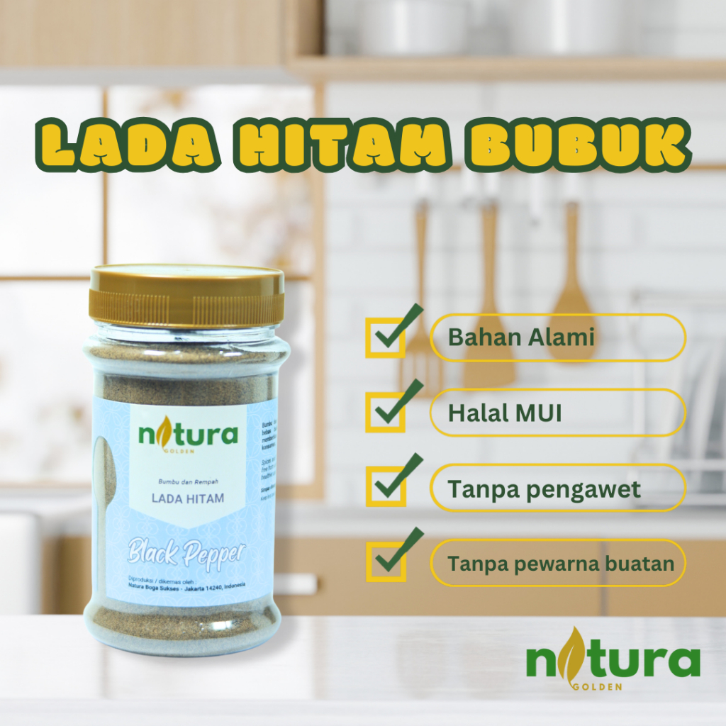 

Natura Golden Lada Hitam Bubuk 75 Gr