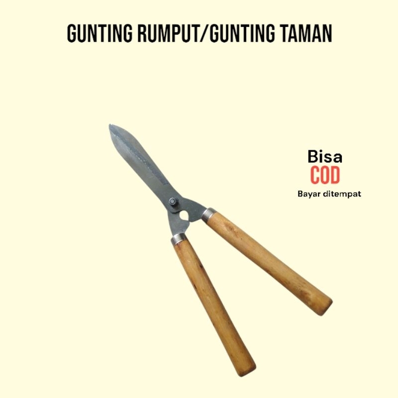 Gunting Rumput Taman/Gunting Taman Gagang Kayu