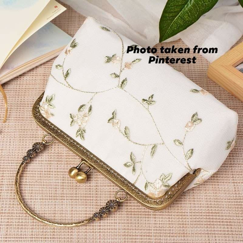 new product behel tas rajut 20 cm frame behel tas rajut tas rajut frame gagang behel tas
