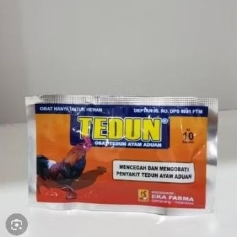 TEDUN 10 KAPSUL EKA FARMA OBAT AYAM ADUAN TURUN URAT AYAM PINCANG OBAT KAKI AYAM  TURUN URAT BENGKAK