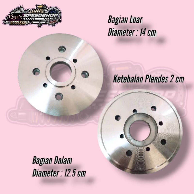 Plendes Cakram Megapro Bagian Belakang Queen Speed Shoop High Quality PNP Megapro GL Pro GL Max
