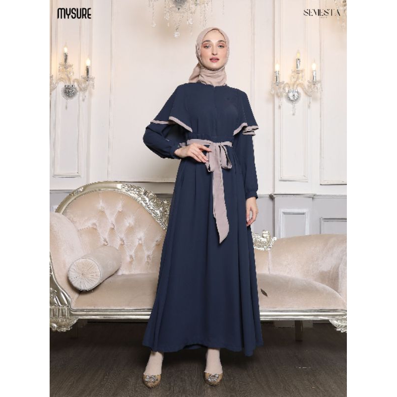 Mysure sarimbit Gamis Wanita Panjang Polos