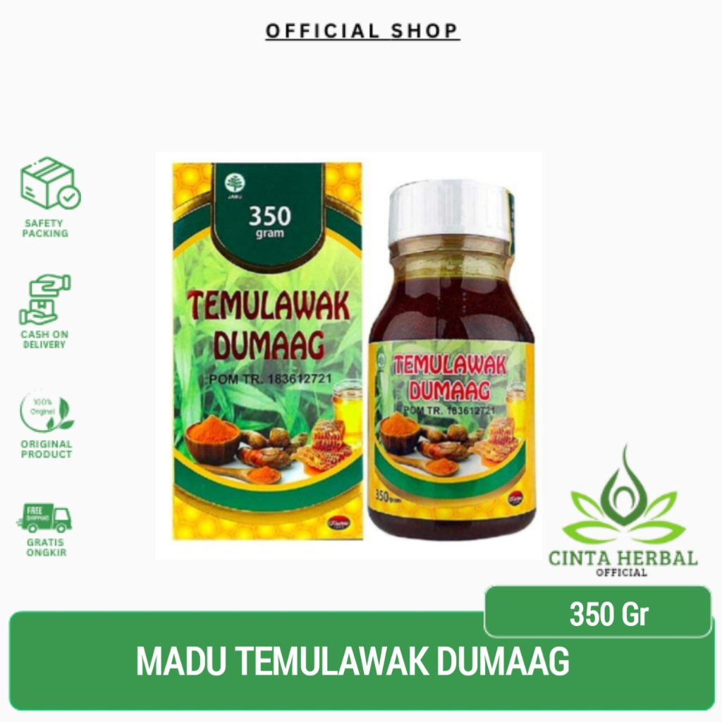 

MADU TEMULAWAK DUMAAG 350 gr | KHARISMA FOOD Madu Maag Kharisma Food