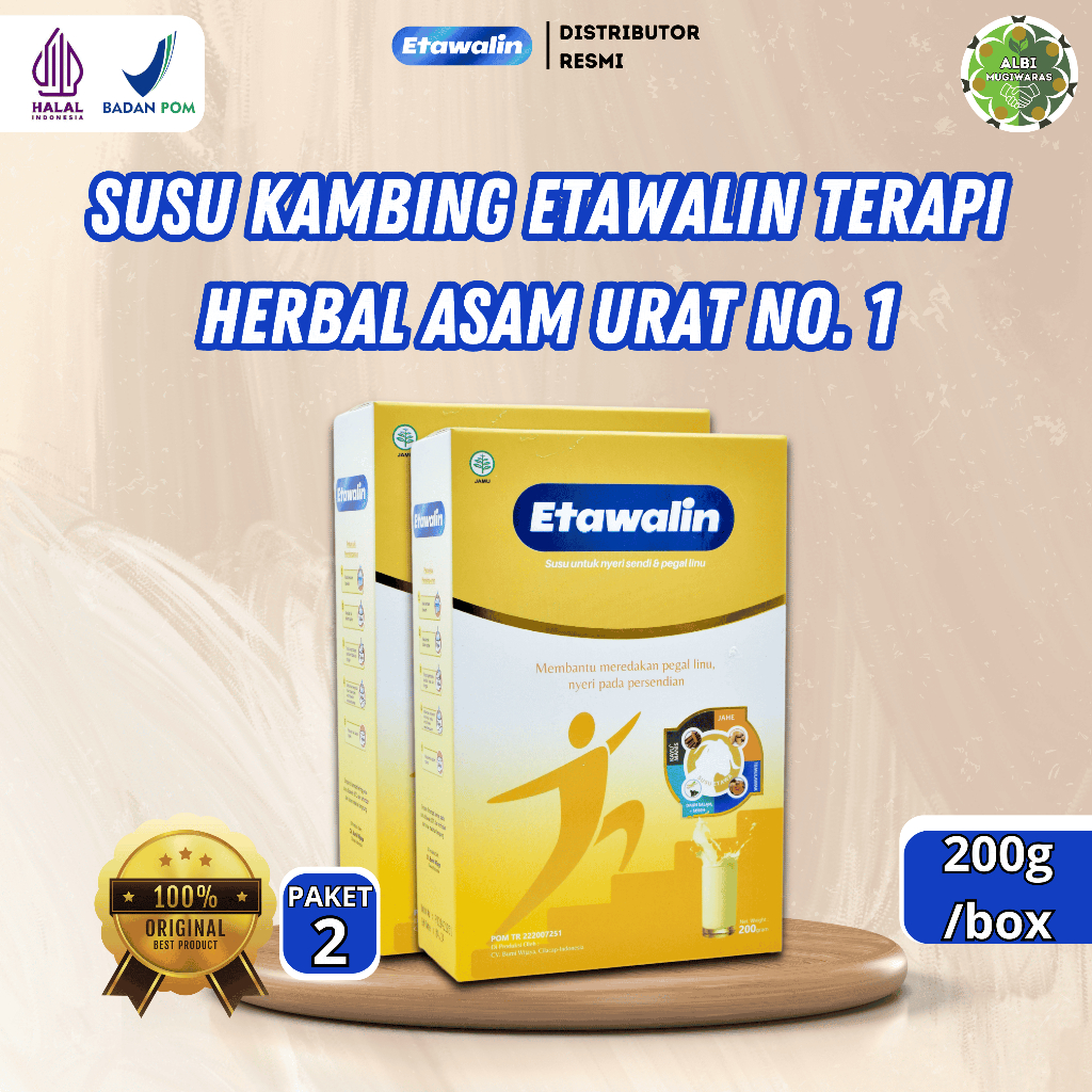 

ETAWALIN 2 BOX - Susu Kambing Etawa Murah Ampuh Menghilangkan Masalah tulang dan Nyeri Sendi