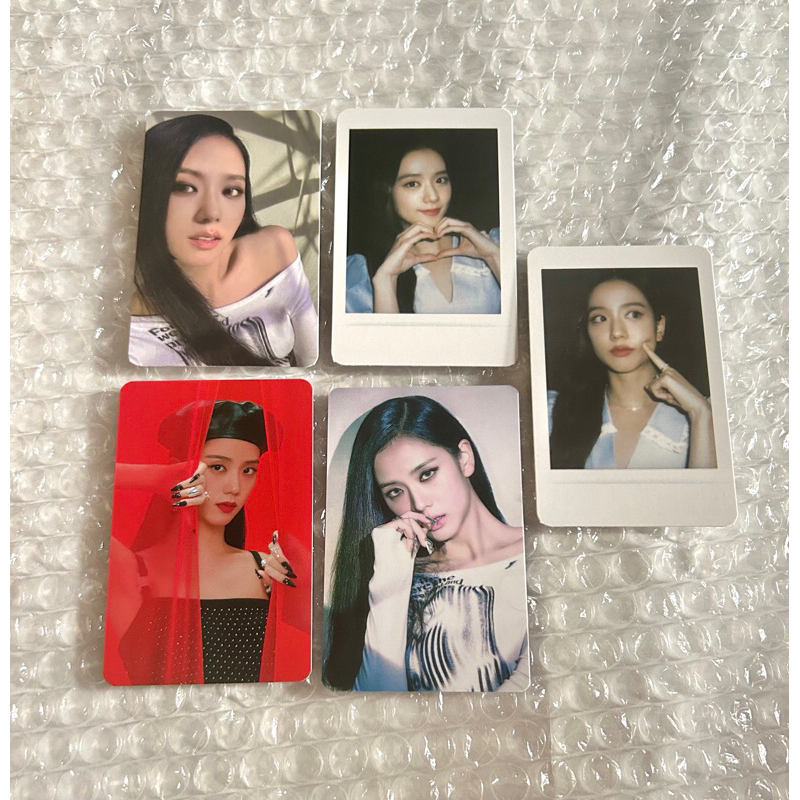 (Baca Deskripsi) JISOO FIRST [ME] YG SELECT OFFLINE OFFICIAL PHOTOCARD ONLY Flower Blackpink Lisa Ro