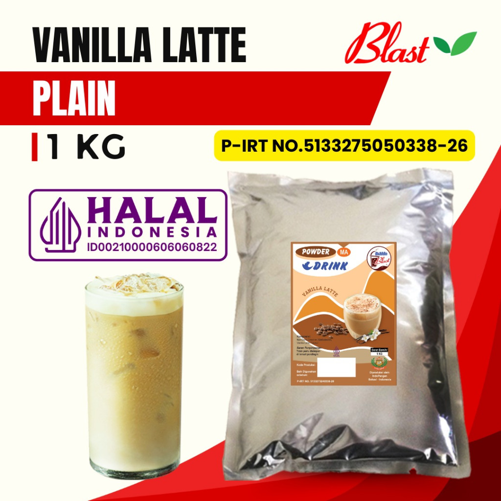 

Bubuk VANILLA LATTE 1 KG - Bubuk Minuman Plain - Vanila Late Original