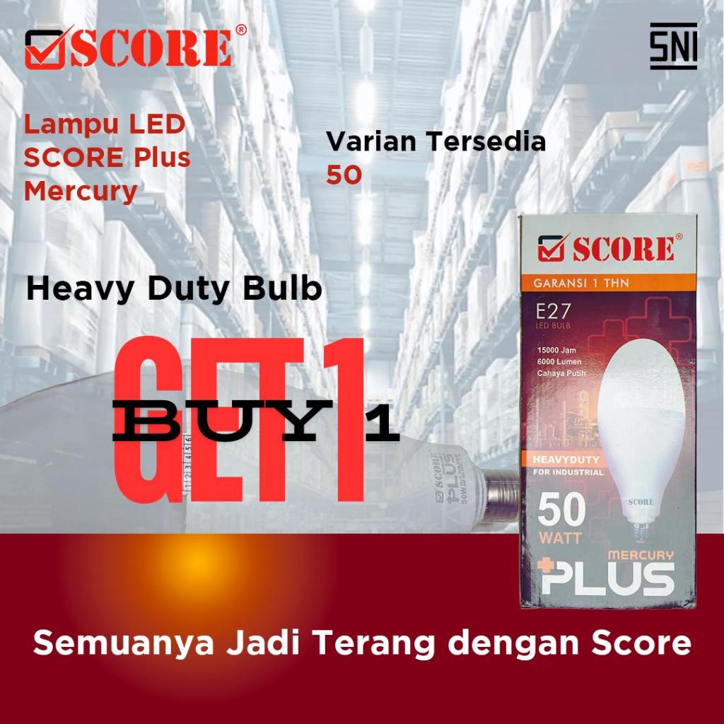 SCORE PLUS MERCURY 50 WATT [ BUY 1 GET 1 ]