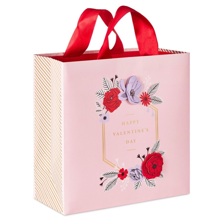 

PAPER BAG MEDIUM- GIFT BAG- HALLMARK SIGNATURE- HAPPY VALENTINE'S DAY