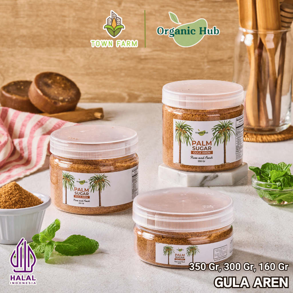 

Organic Hub Gula Aren Bubuk Palm Sugar Powder Organik Premium Palm Sugar 100% Original Natural