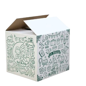 

( 5 Pcs ) Box Parcel Bingkisan Lebaran Dus Hampers Paket Sembako Idul Fitri Ukuran 29x25x25 cm