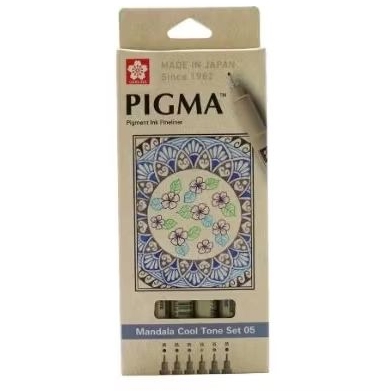 

Sakura Pigma Micron Mandala Cool Tone Set 05