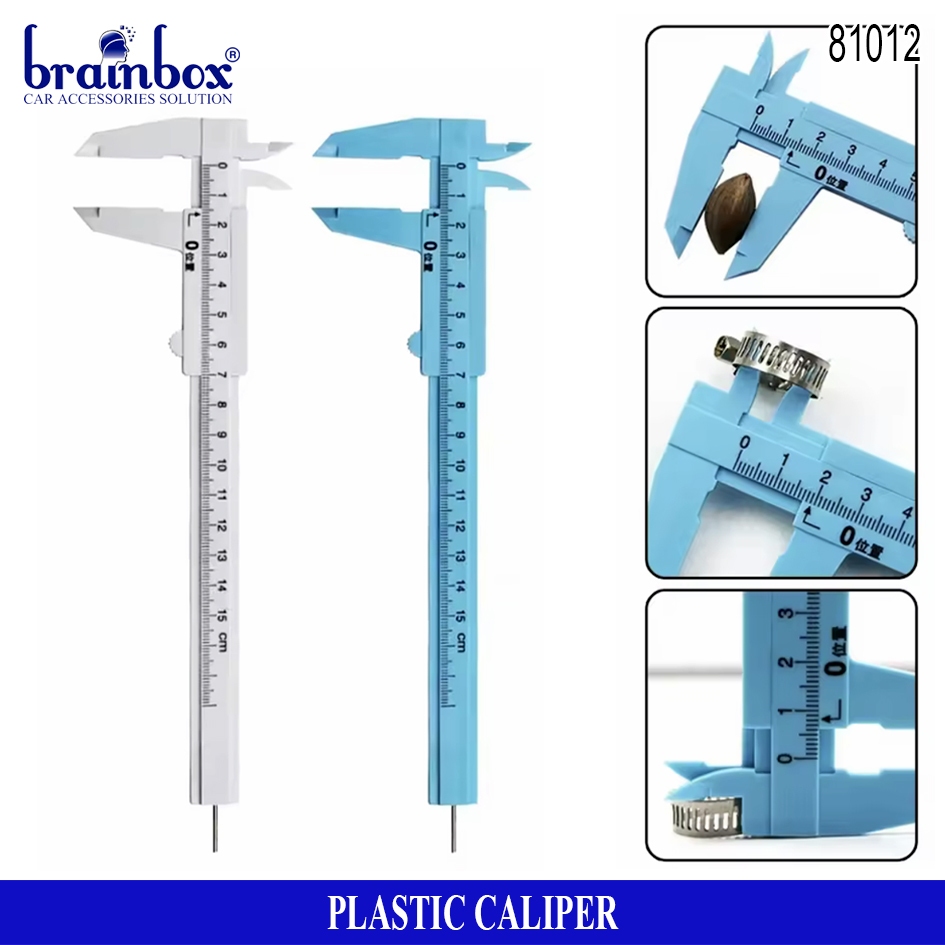 

Precision Plastic Vernier Caliper 15cm Penggaris Sorong Jangka