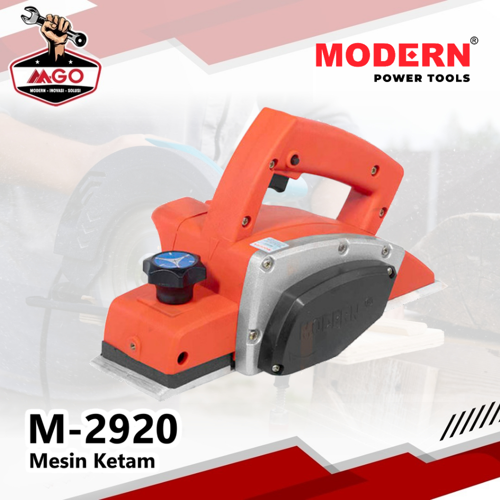 Mesin Ketam / Mesin Planer / Ketam Listrik MODERN M-2920 (Merah)