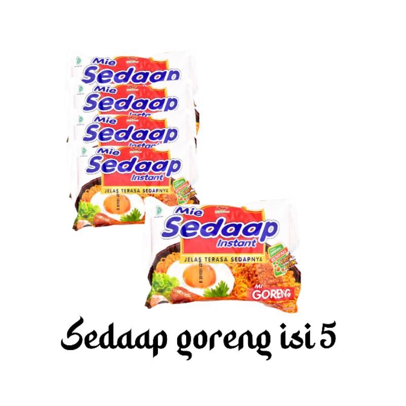 

sedaap goreng isi 5 pcs