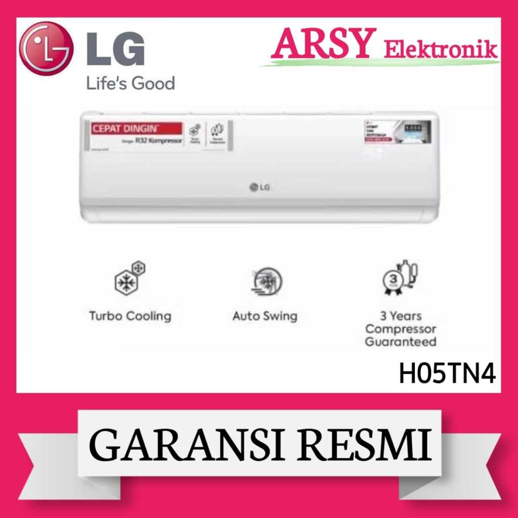 AC LG 1/2PK H05TN4/LG AC 1/2PK H05TN4 GARANSI RESMI