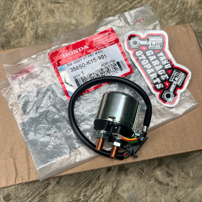 BENDIK RELAY STATER CB150R STREETFIRE OLD ORI SWITCH ASSY START MAGNETIC 35850-K15-901 35850K15901
