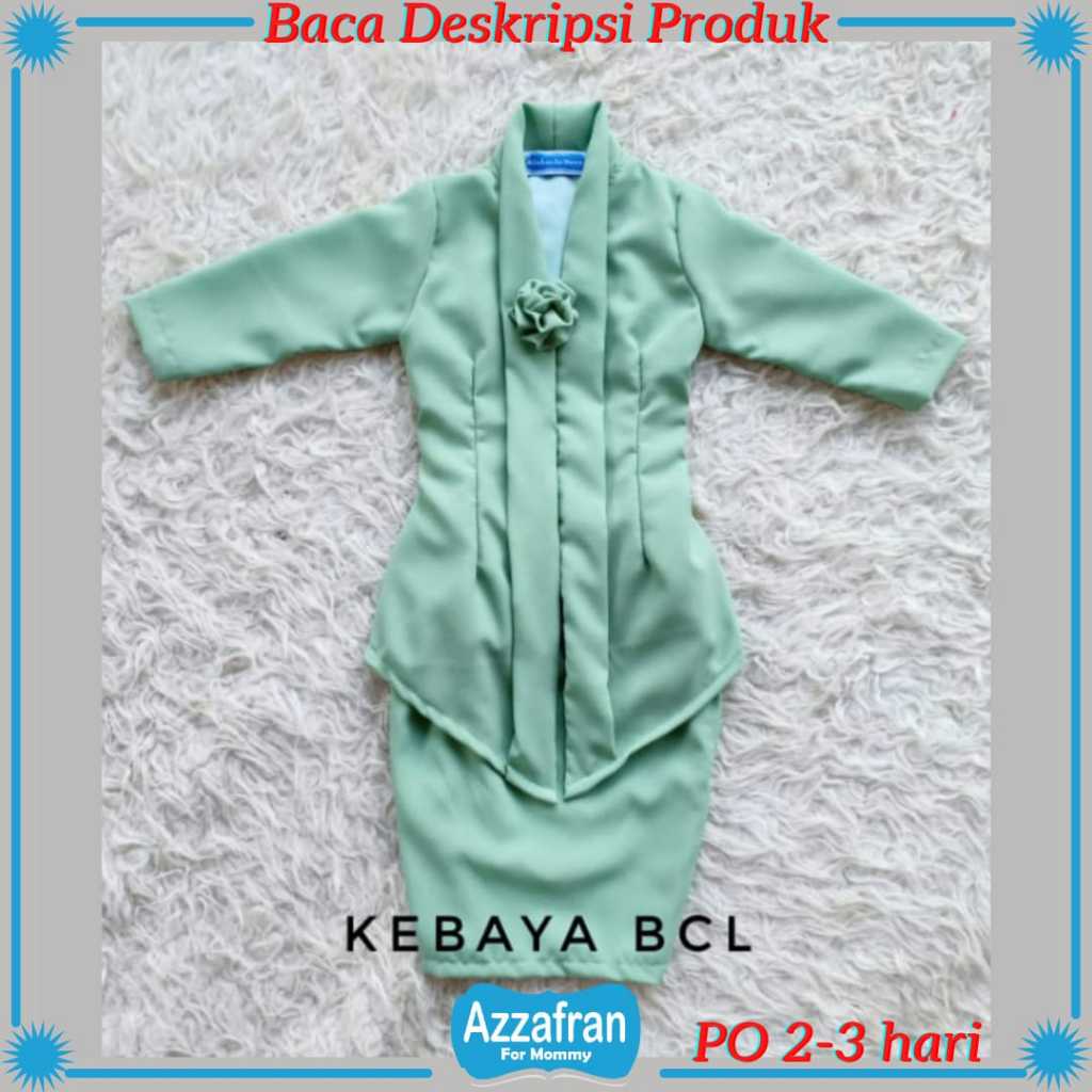 Kebaya BCL | Baju Adat Modern Anak Perempuan dan Dewasa | Kostum Pesta Kondangan Jawa Sunda Couple
