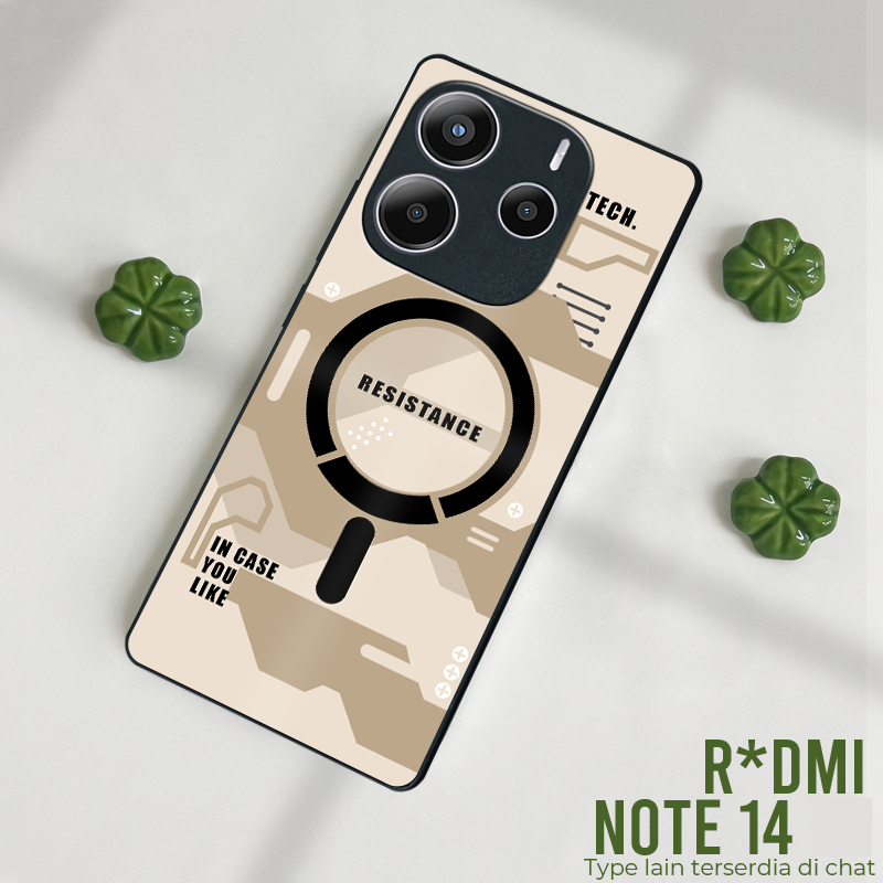 Softcase Glass REDMI NOTE 14 TERBARU Silikon