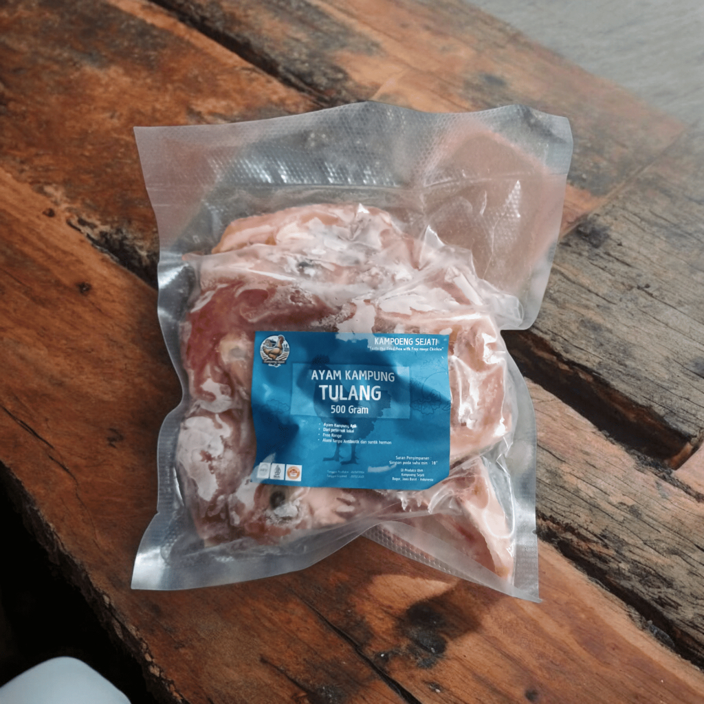 

Tulang Ayam Kampung Frozen (Tulang dada isi 3 pcs 500gr) dan Tulang Full untuk kaldu MPASI sehat