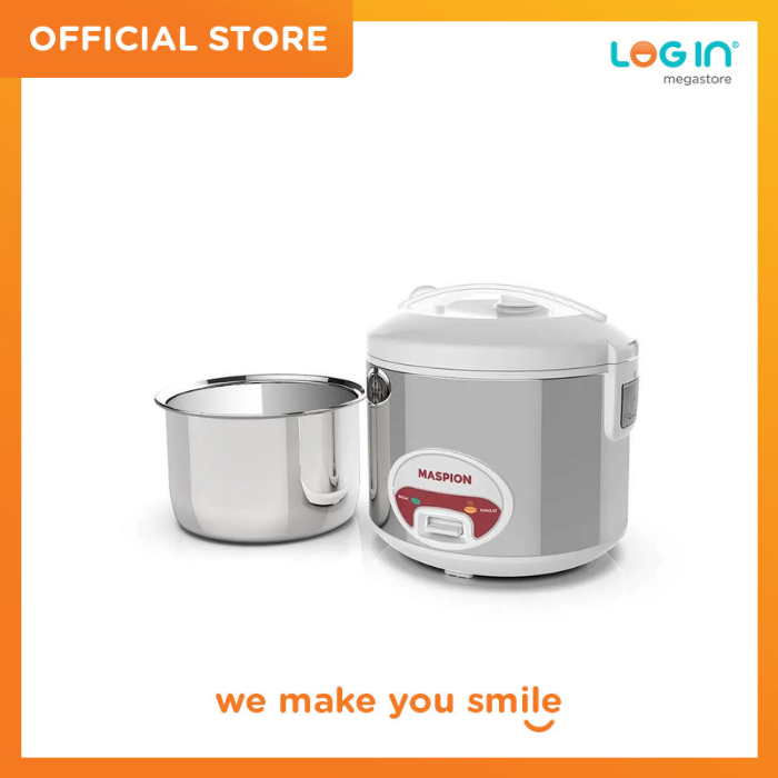 MASPION-RICE COOKER -MRJ1808SS 1.8 liter Rice Cooker, Warmer, Steamer