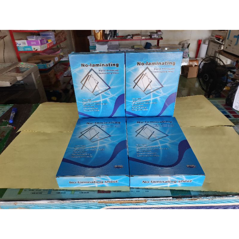 

PVC ID CARD A4 10SET GRADE A 0.78Mic Super White / Bahan kartu Id card 10SET