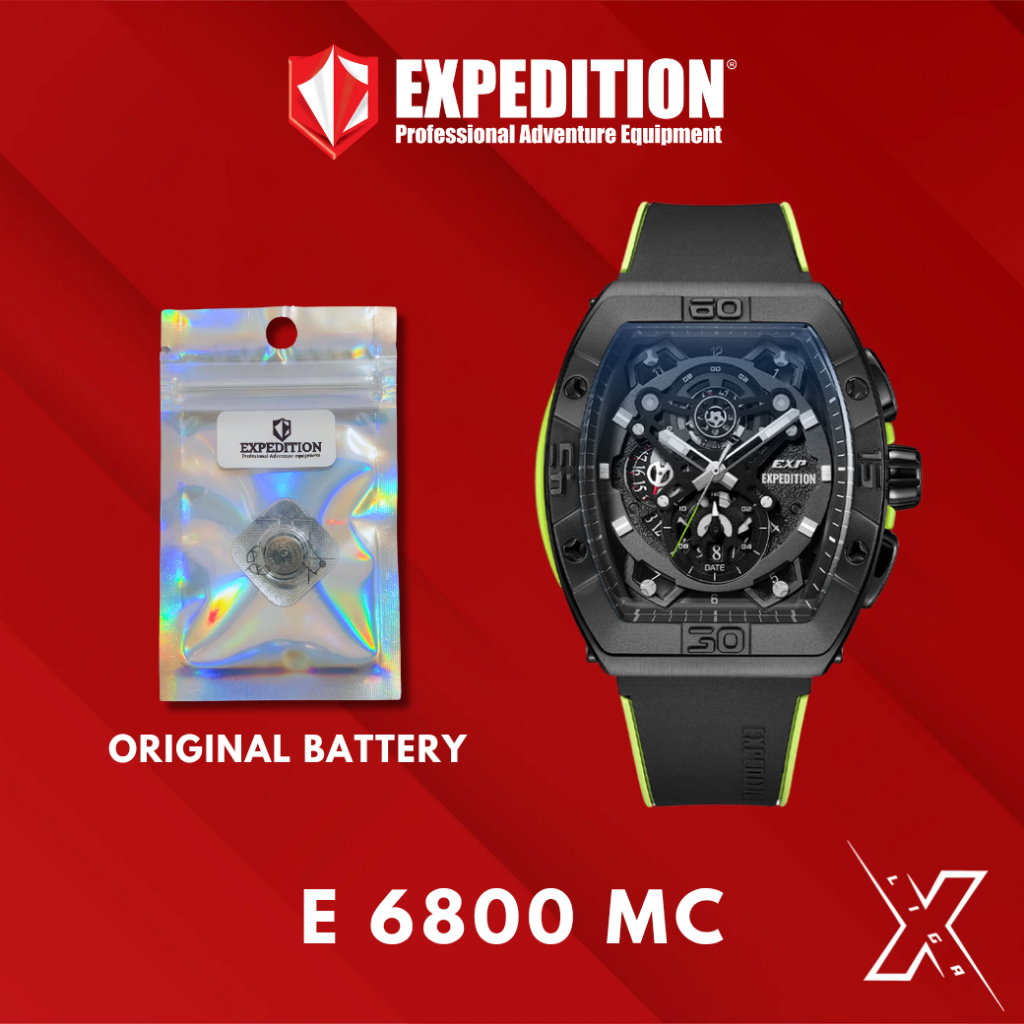 Baterai Jam Tangan Expedition E 6800 MC Original