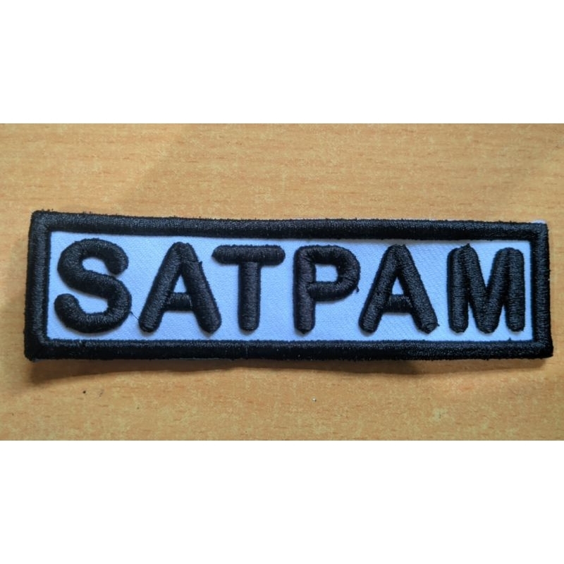 BORDIR ATRIBUT SATPAM TIMBUL