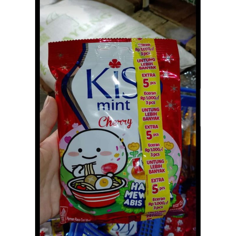 

Permen Kiss Mint aneka varian Rasa Cherry Barley Apple Peach Grape