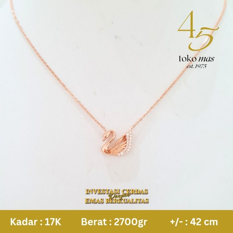 Kalung Emas Muda Swan