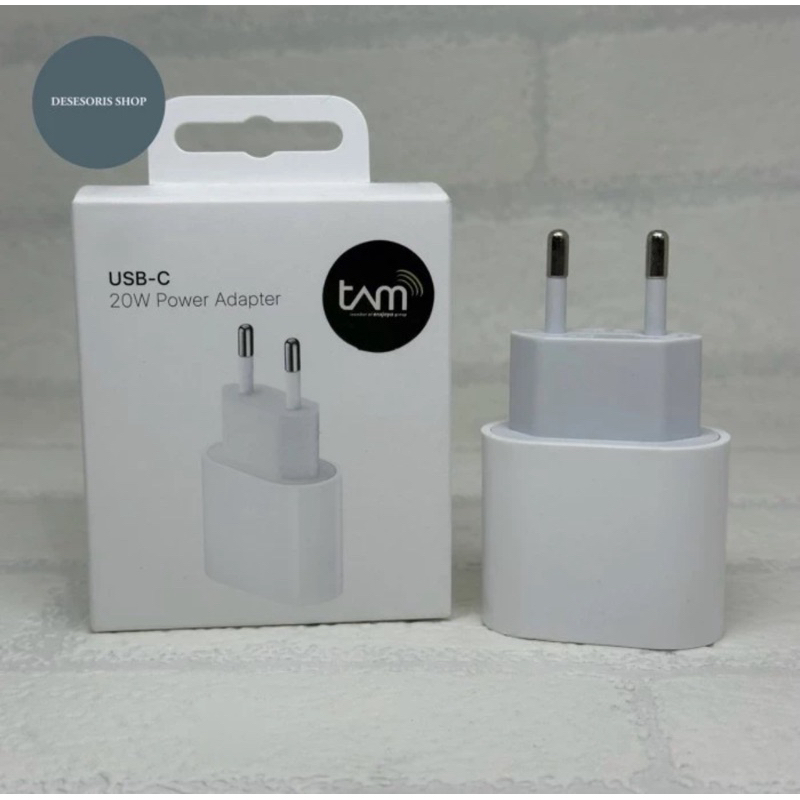 Adapter Charger iPhone 20W USB-C Adaptor iBOX Garansi Resmi