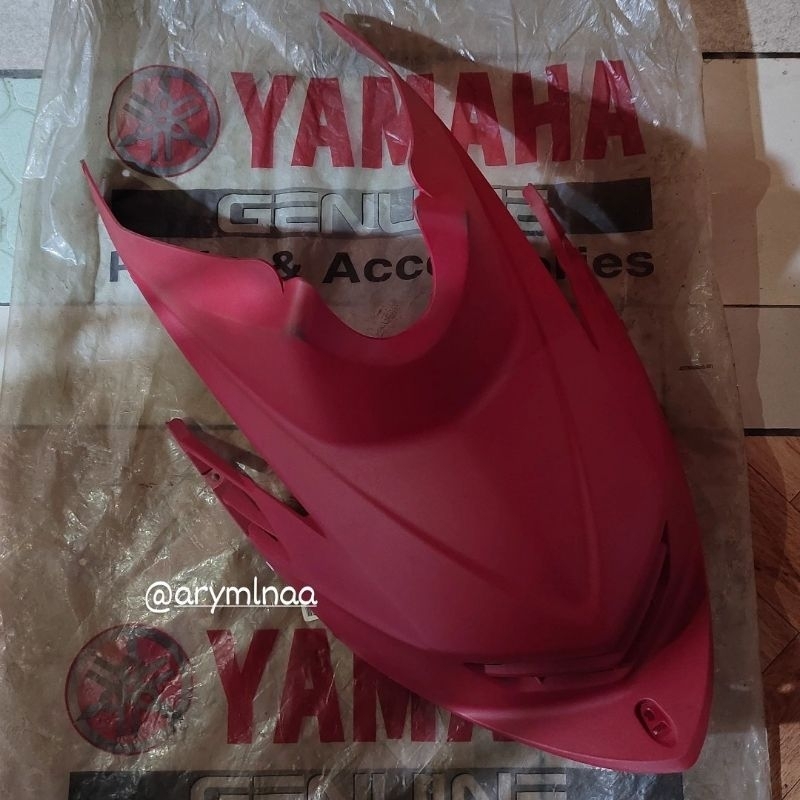 COVER DEK MESIN MIO SOUL KARBU MERAH HATI 14D-F172W-10 ORIGINAL YAMAHA YGP