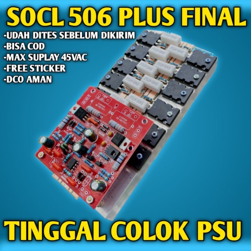 SOCL 506 PLUS FINAL TRANSISTOR TOSHIBA 6 SET