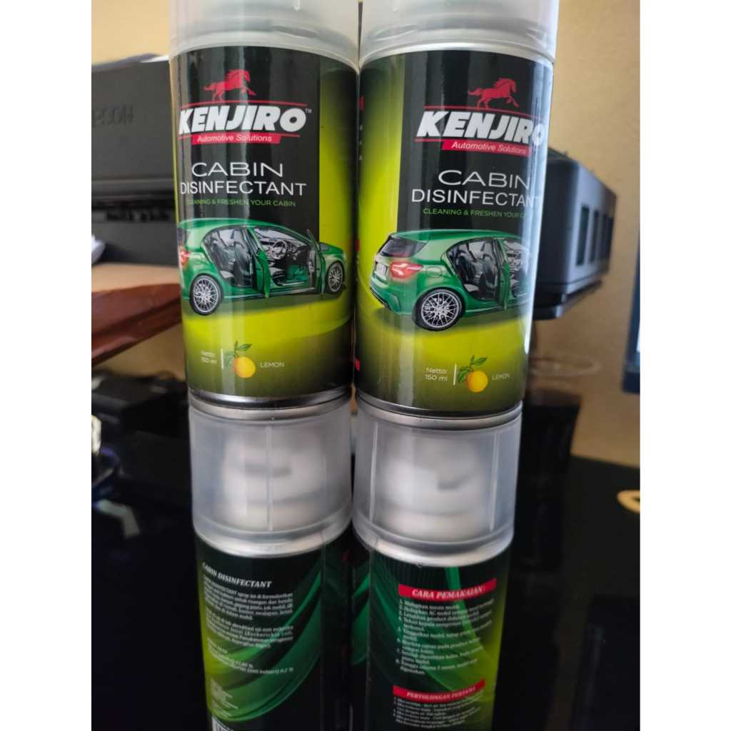 Kenjiro Cabin Disinfectant Lemon 150 ml / Pengharum Ruangan Mobil Anti Virus Dan Bakteri