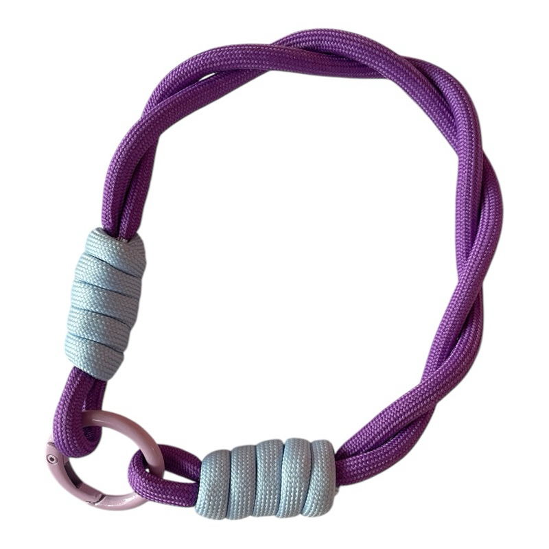 Tali HP String Gantungan Tali Pergelangan Tangan Dikepang Dirantai Ponsel Antihilang Casing HP Warna