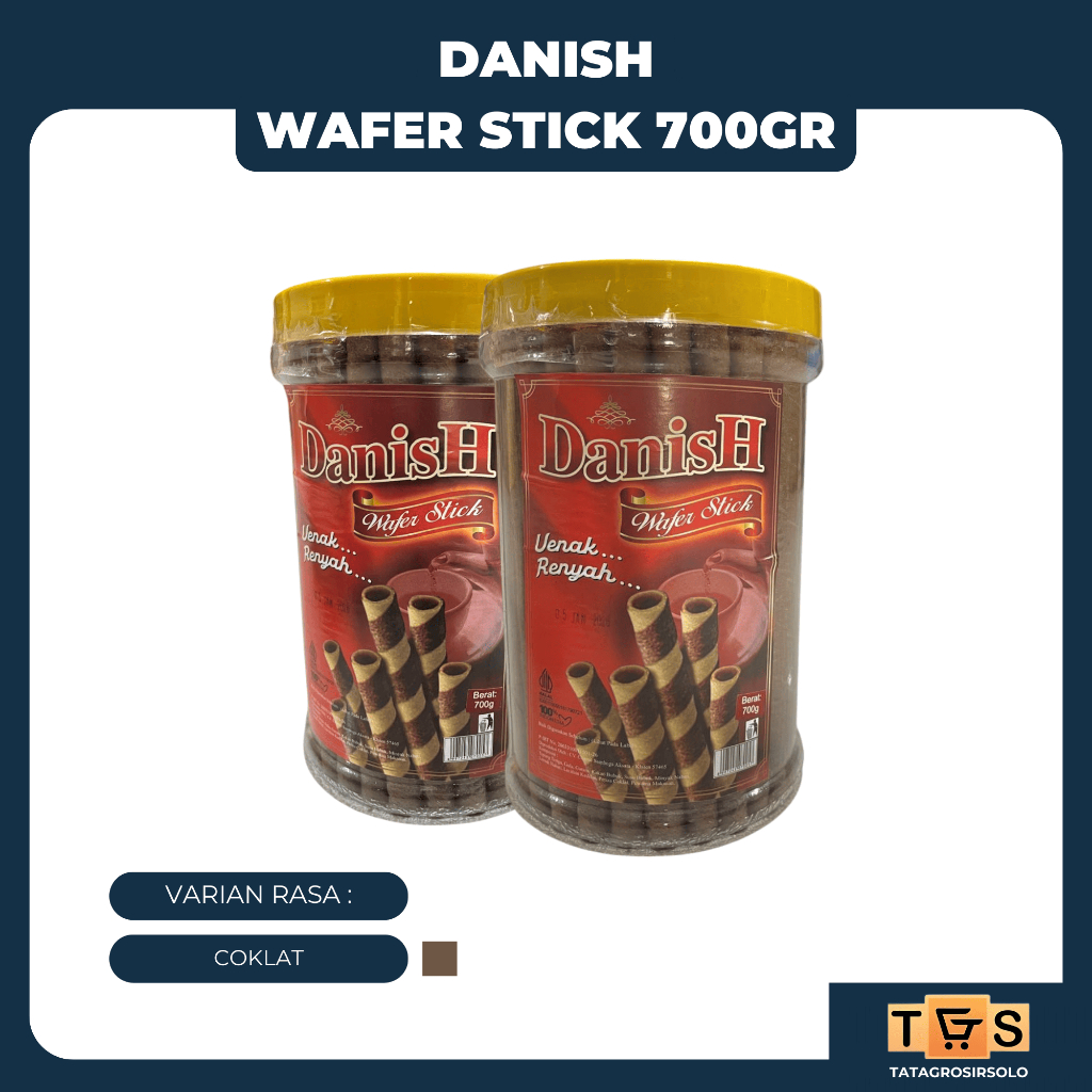 

[700gr] S125 | DANISH Wafer Stick Jumbo 700gr | Astor Coklat Danish | Wafer Stick Astor Ukuran Jumbo