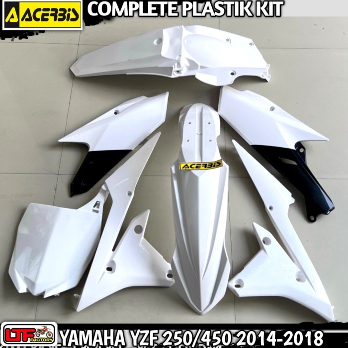 YAMAHA YZF WRF 250 450 2014 2015 2016 2017 2018 - ACERBIS COMPLETE PLASTIK KIT - COVER BODY FULL SET
