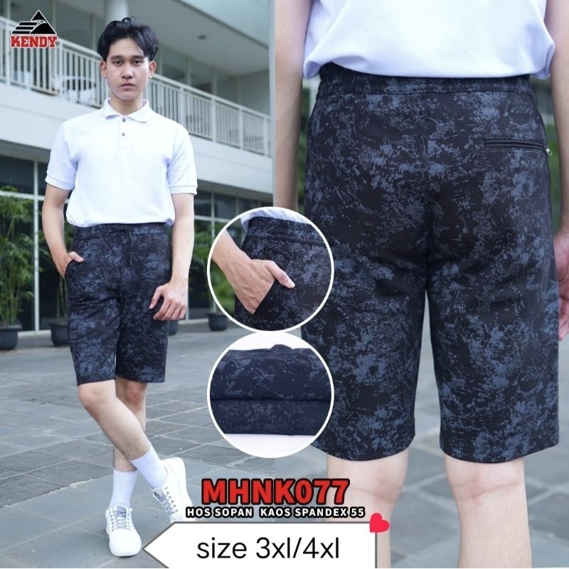 Celana KENDY Original BIG SIZE/JUMBO Scuba RIP || MHN || KDY068
