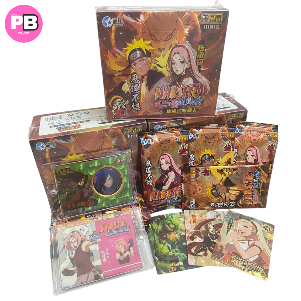 Kartu Koleksi Anime Naruto Hinata Sasuke Kartu Naruto Collectible Card Game