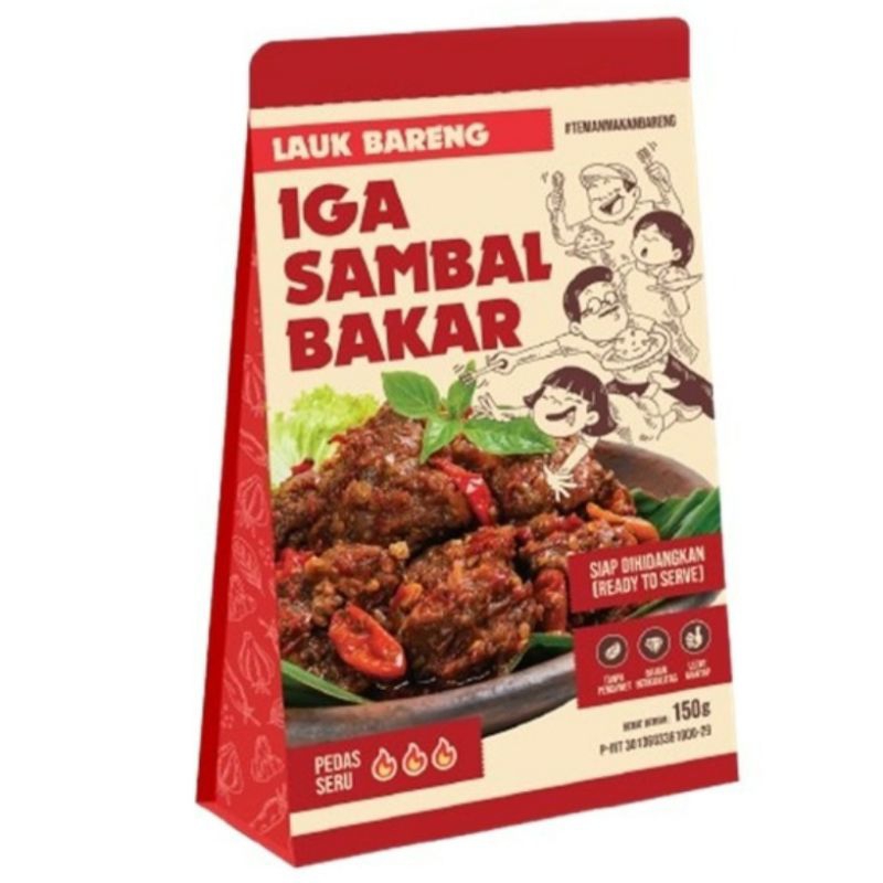 

Lauk Bareng Iga Bakar Sambal 150gr